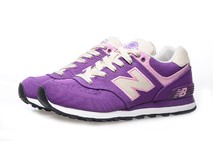 Фиолетовые женские кроссовки New Balance 574 на каждый день